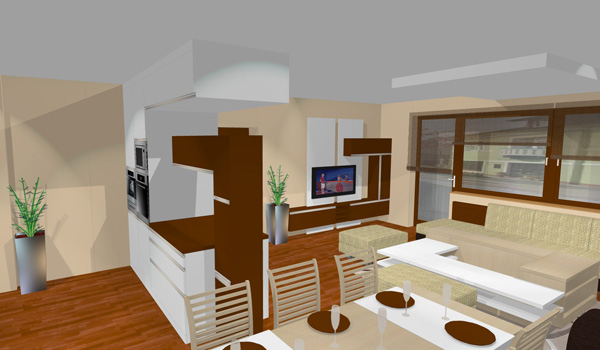 moderní obývací pokoj